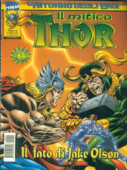 Il mitico thor 19 / ott 2000 - copertina
