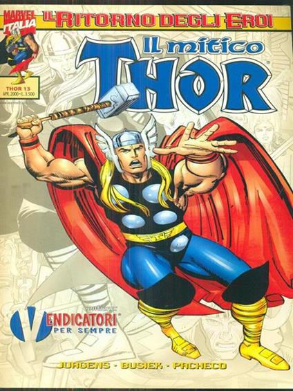 Il mitico thor 13 / aprile 2000 - copertina