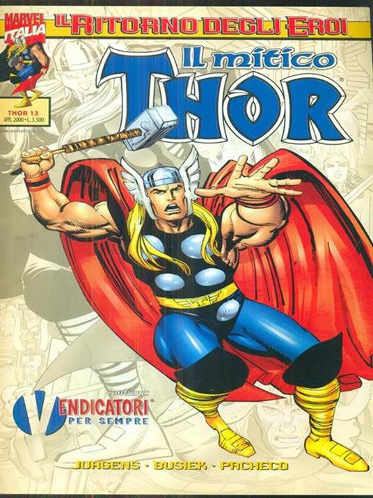 Il mitico thor 13 / aprile 2000 - copertina