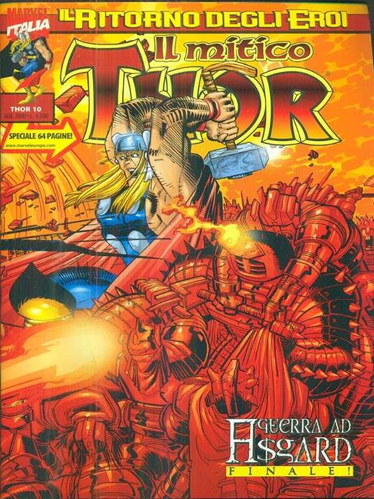 Il mitico thor 10 / gen 2000 - copertina