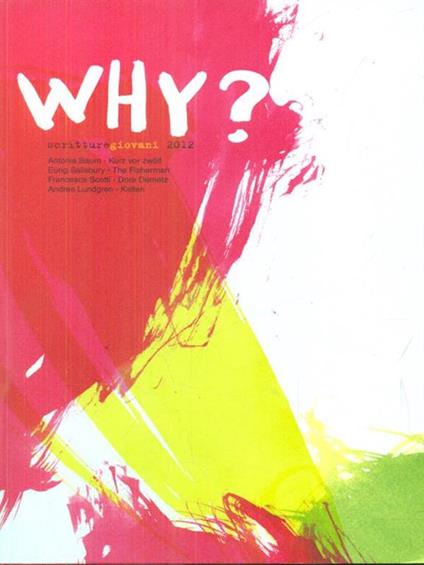 Why? scritture giovani 2012 - copertina