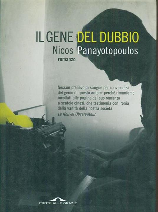 Il gene del dubbio - Nicos Panayotopoulos - copertina