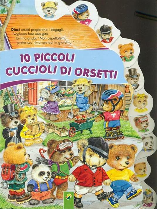 10 piccoli cuccioli di orsetti - copertina