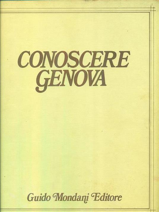 Conoscere Genova Vol. VI le chiese del centro storico - copertina