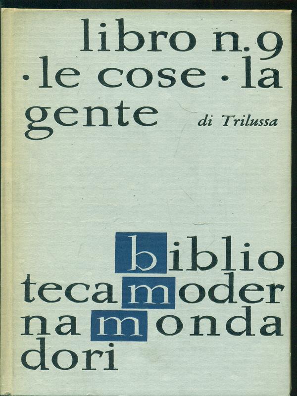 libro n 9 - Le cose - La gente