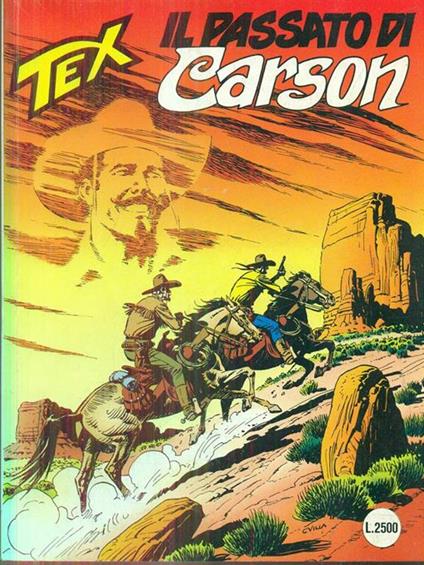 Tex 407 Il passato di carson  - copertina