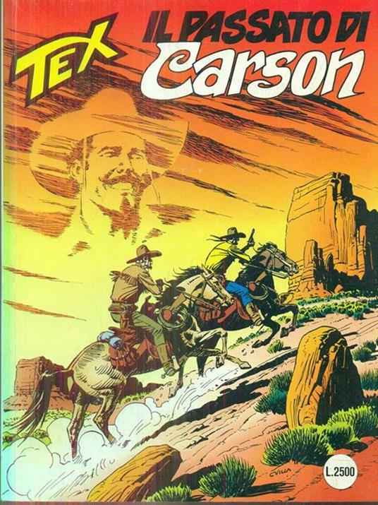 Tex 407 Il passato di carson  - copertina