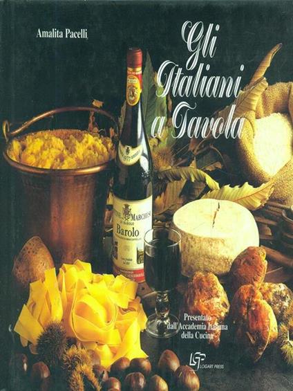 Gli italiani a tavola - Amalita Pacelli - copertina