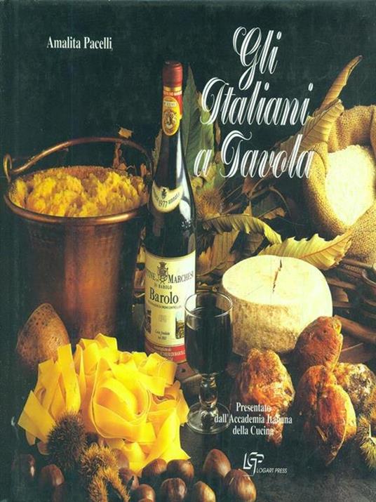 Gli italiani a tavola - Amalita Pacelli - copertina