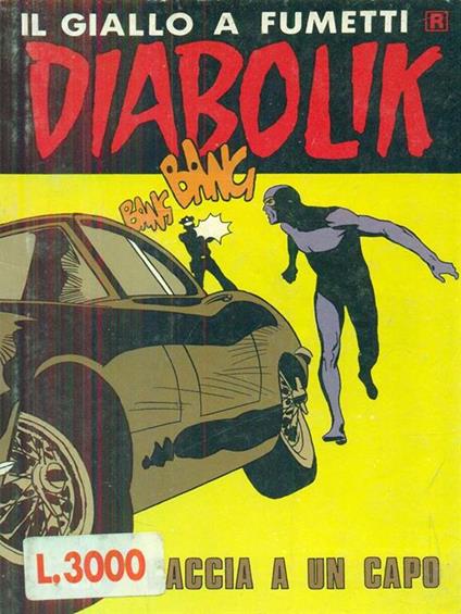 Diabolik 404 / caccia a un capo - copertina