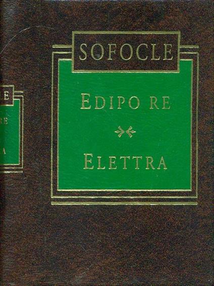 Edipo re. Elettra - Sofocle - copertina