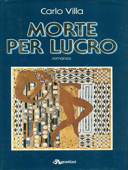 Morte per lucro - Carlo Villa - copertina