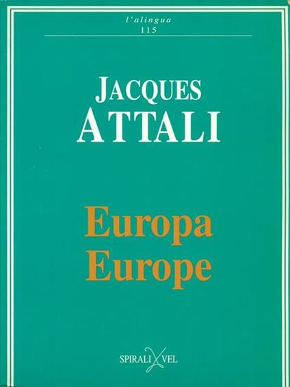 Europa, Europe - Jacques Attali - copertina