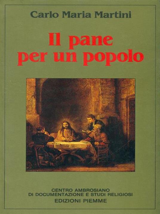 Il pane per un popolo - Carlo Maria Martini - copertina