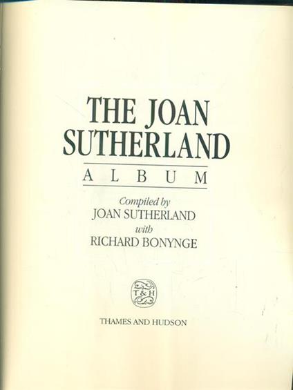 The Joan Sutherland album - copertina