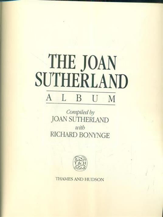 The Joan Sutherland album - copertina