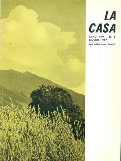 La casa n. 6. Giugno 1967 - copertina