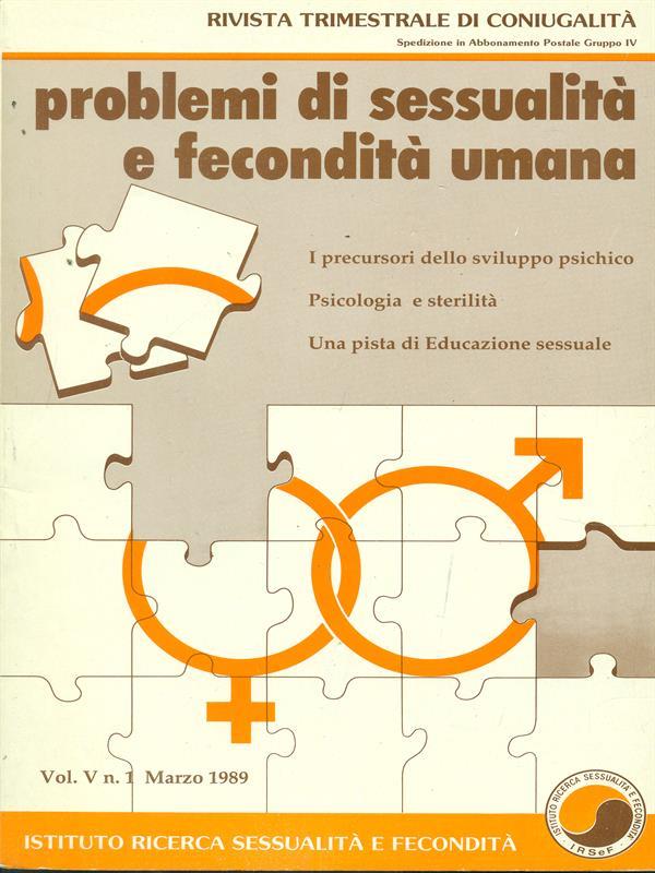 Probolemi di sessualità e fecondità umanan. 1. Marzo 1989