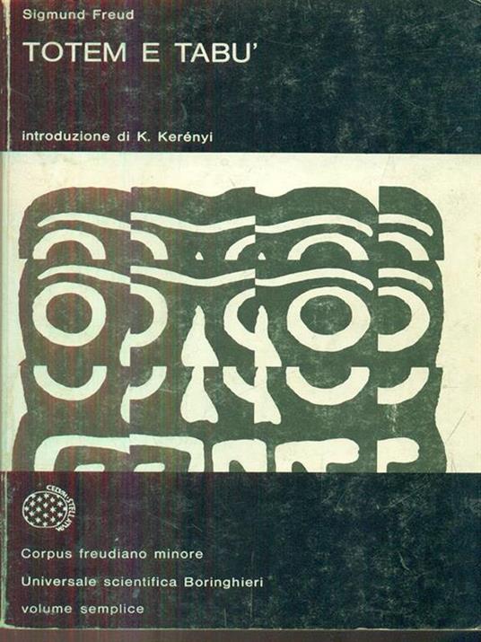 Totem e tabù - Sigmund Freud - copertina