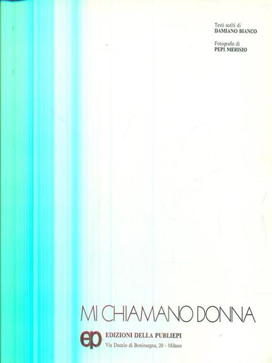 Mi chiamano Donna - copertina