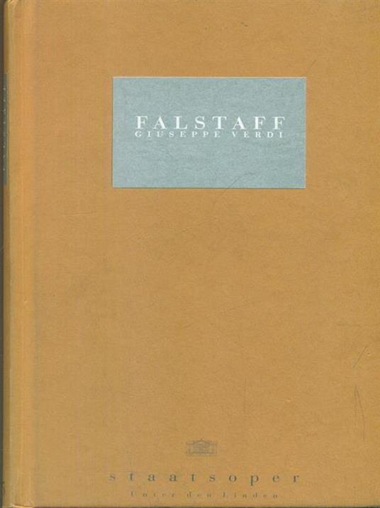 Falstaff - Giuseppe Verdi - copertina