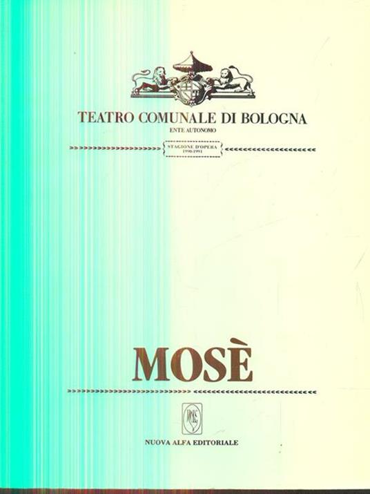Mosé. Teatro comunale di Bologna - copertina