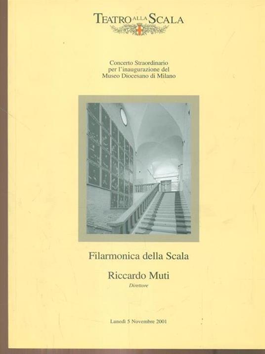 Filarmonica della Scala Riccardo Muti direttore. Lunedi 5 novembre 2001 - copertina