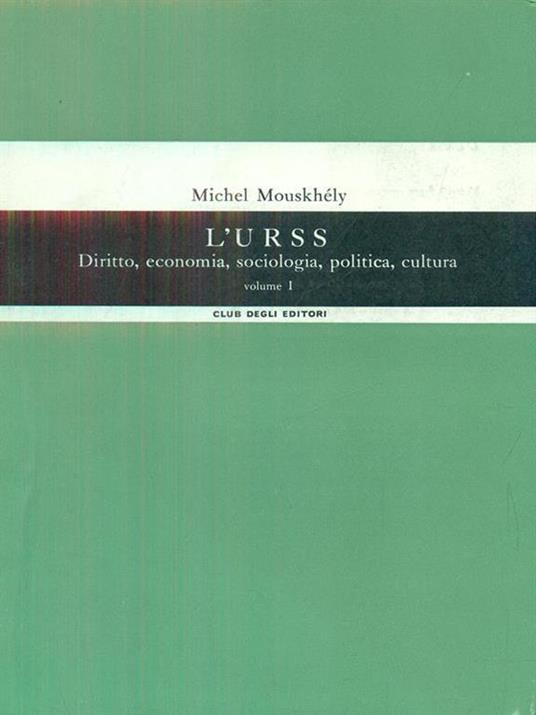 L' urss - Michel Mouskhely - copertina