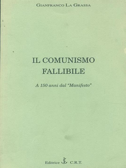 Il comunismo fallibile - Gianfranco La Grassa - copertina