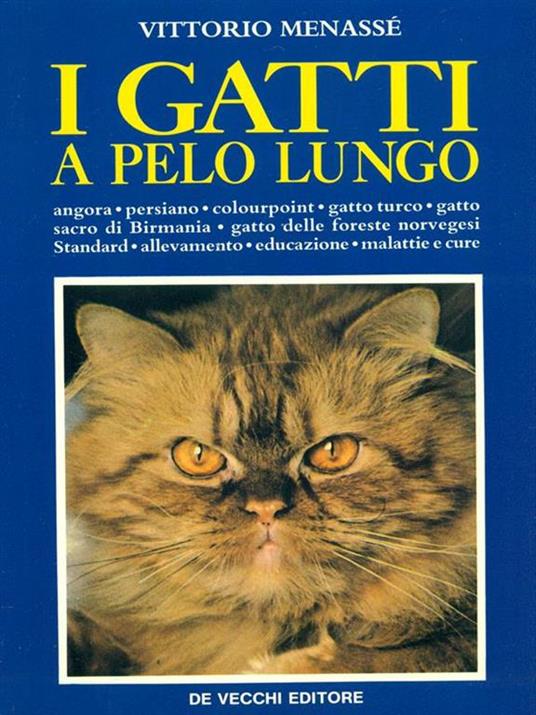 I gatti a pelo lungo - Vittorio Menassé - copertina