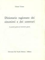 Dizionario ragionato dei sinonimi e dei contrari