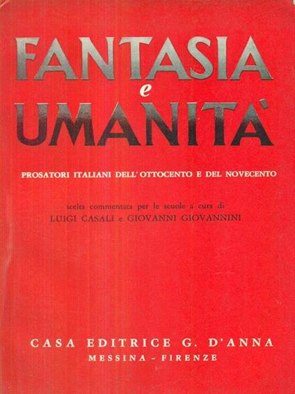 Fantasia e umanità - copertina