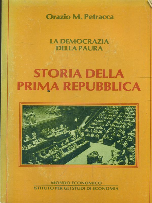 Storia della prima repubblica