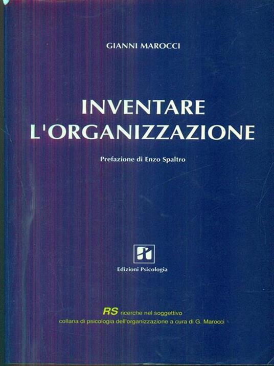 Inventare l'organizzazione - copertina