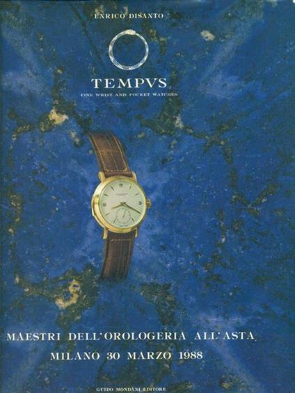 I Blue Book Tempus Fine Wrist and Pocket Watches. asta 30 marzo 1988 - copertina