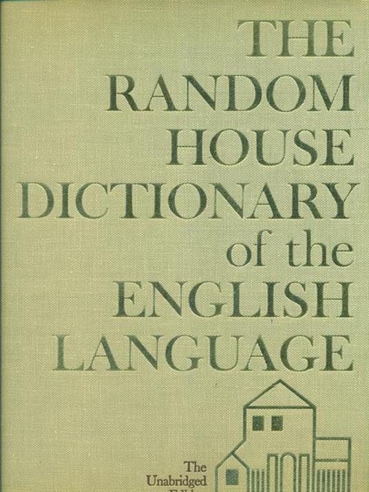 The Random House Dictionary of the English Language - copertina