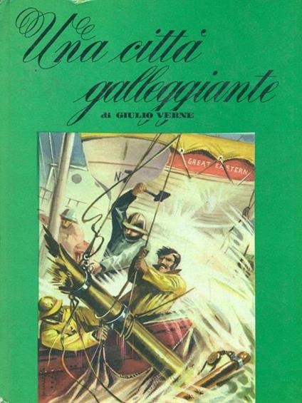 Una città galleggiante - Jules Verne - copertina