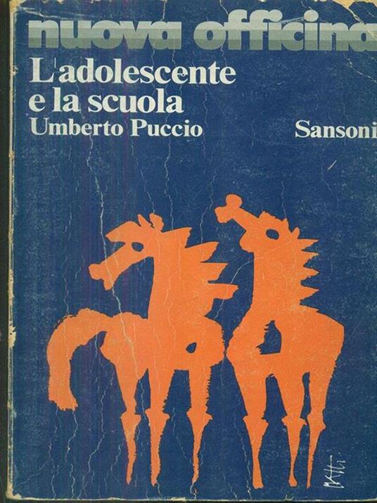 L' adolescente e la scuola - Umberto Puccio - copertina
