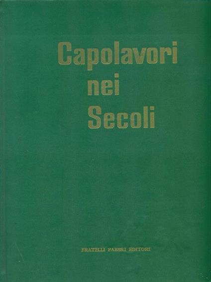 Capolavori nei secoli - copertina