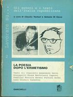 La poesia dopo l'ermetismo