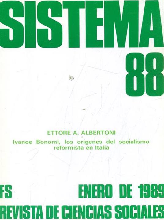 Sistema 88/1989 - Ettore A. Albertoni - copertina