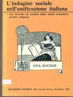 Quaderni storici 45/1980 l'indagine sociale nell'unificazioneitaliana