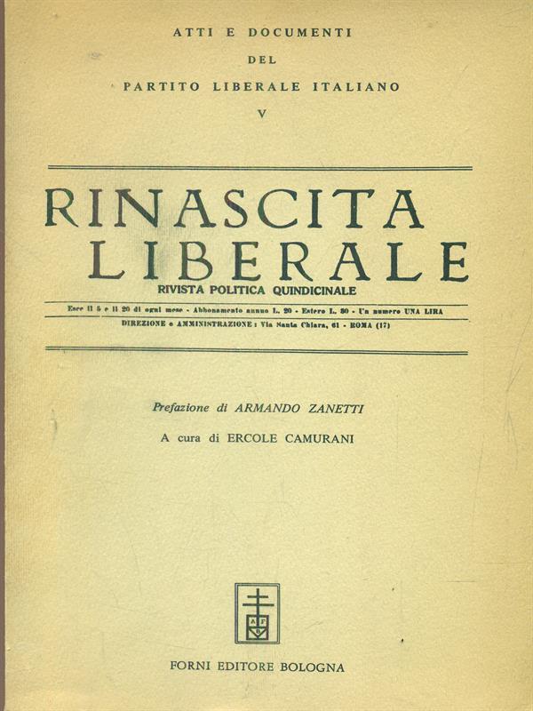 Rinascita liberale V
