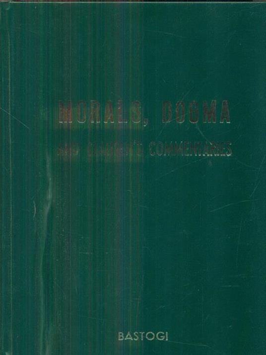 Morals dogma and clausen's commentaries 3 - copertina
