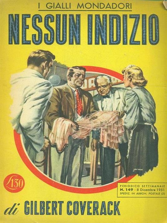 Nessun indizio - copertina