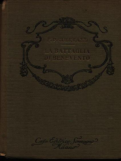 La battaglia di Benevento - Francesco D. Guerrazzi - copertina