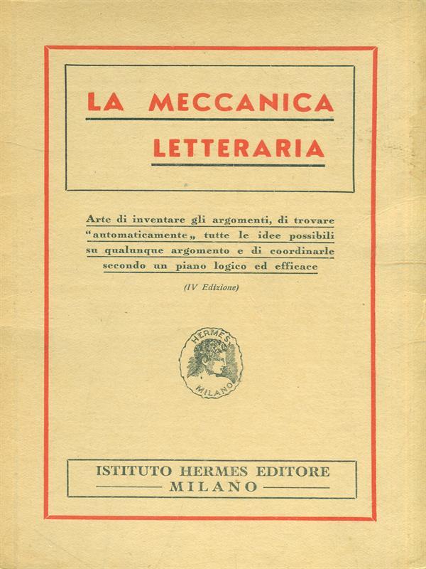 La meccanica letteraria