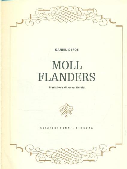 Moll Flanders - Daniel Defoe - copertina