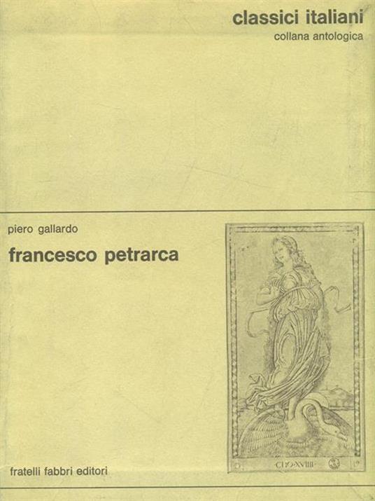 Francesco Petrarca - Piero Gallardo - copertina