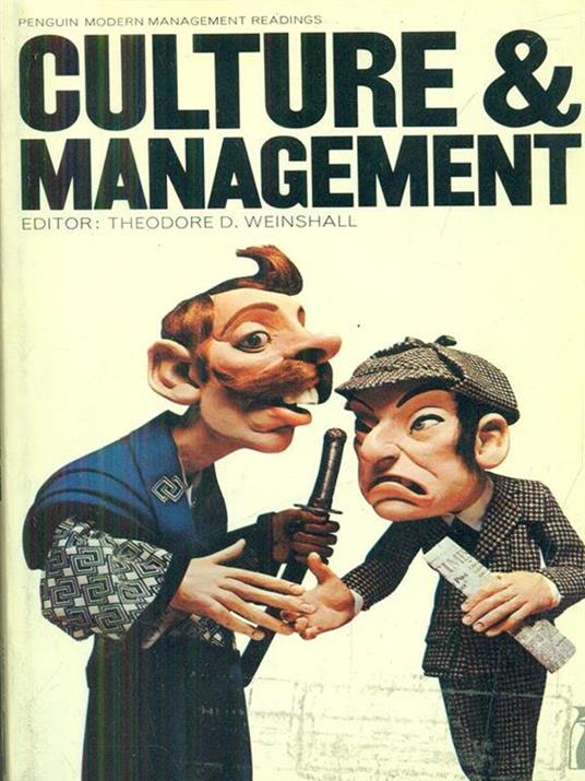 Culture & management - Theodore D. Weinshall - copertina